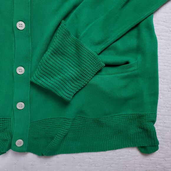 Vintage La Mode Du Golf Large Green Retro Classic Luxury Golf Cardi Long Cuffs L - Picture 5 of 9